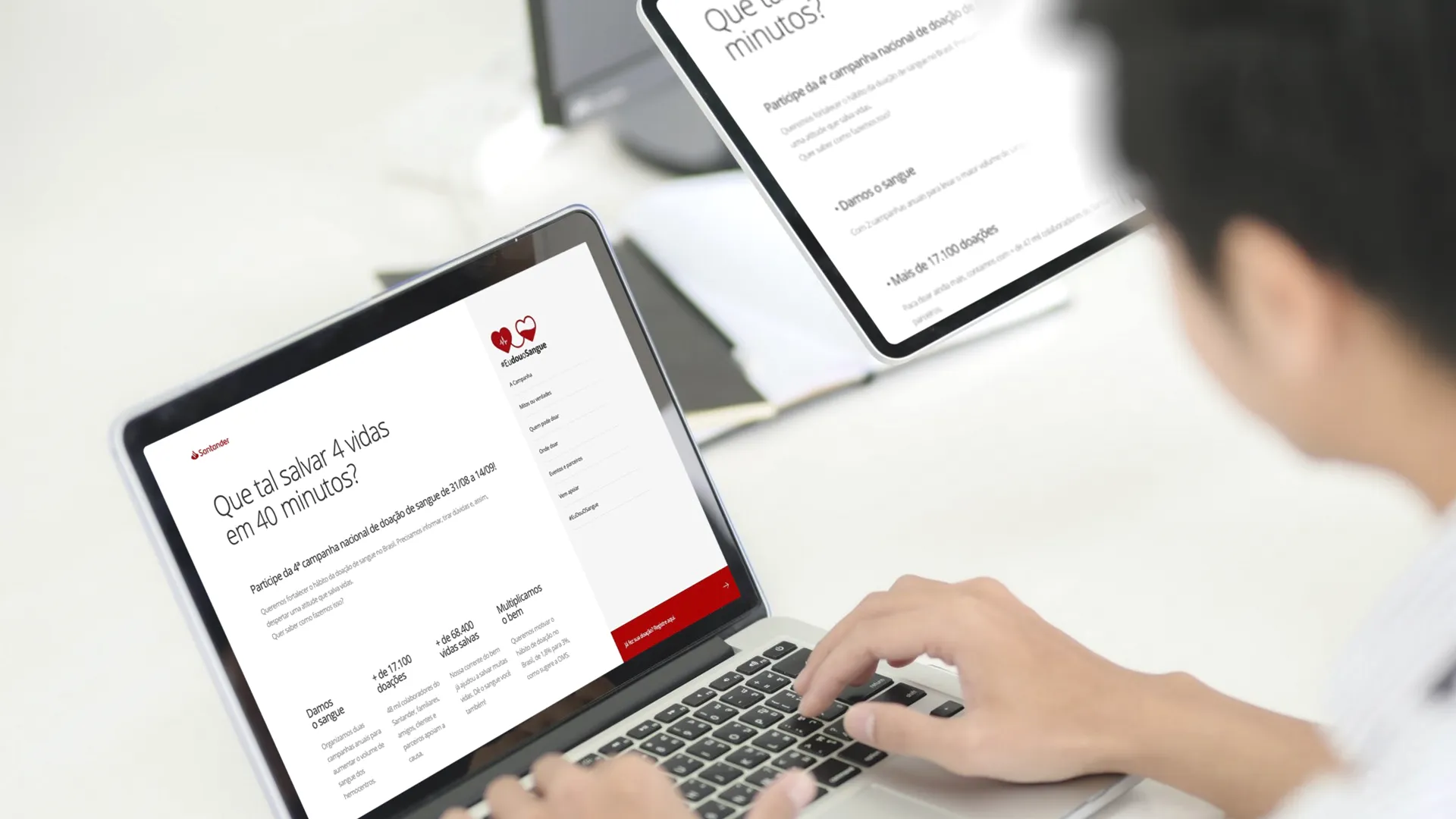 Como a HiConvert Ajudou o Santander a Salvar Aproximadamente 35.000 Vidas na Campanha 'Eu Dou o Sangue' do Santander?
